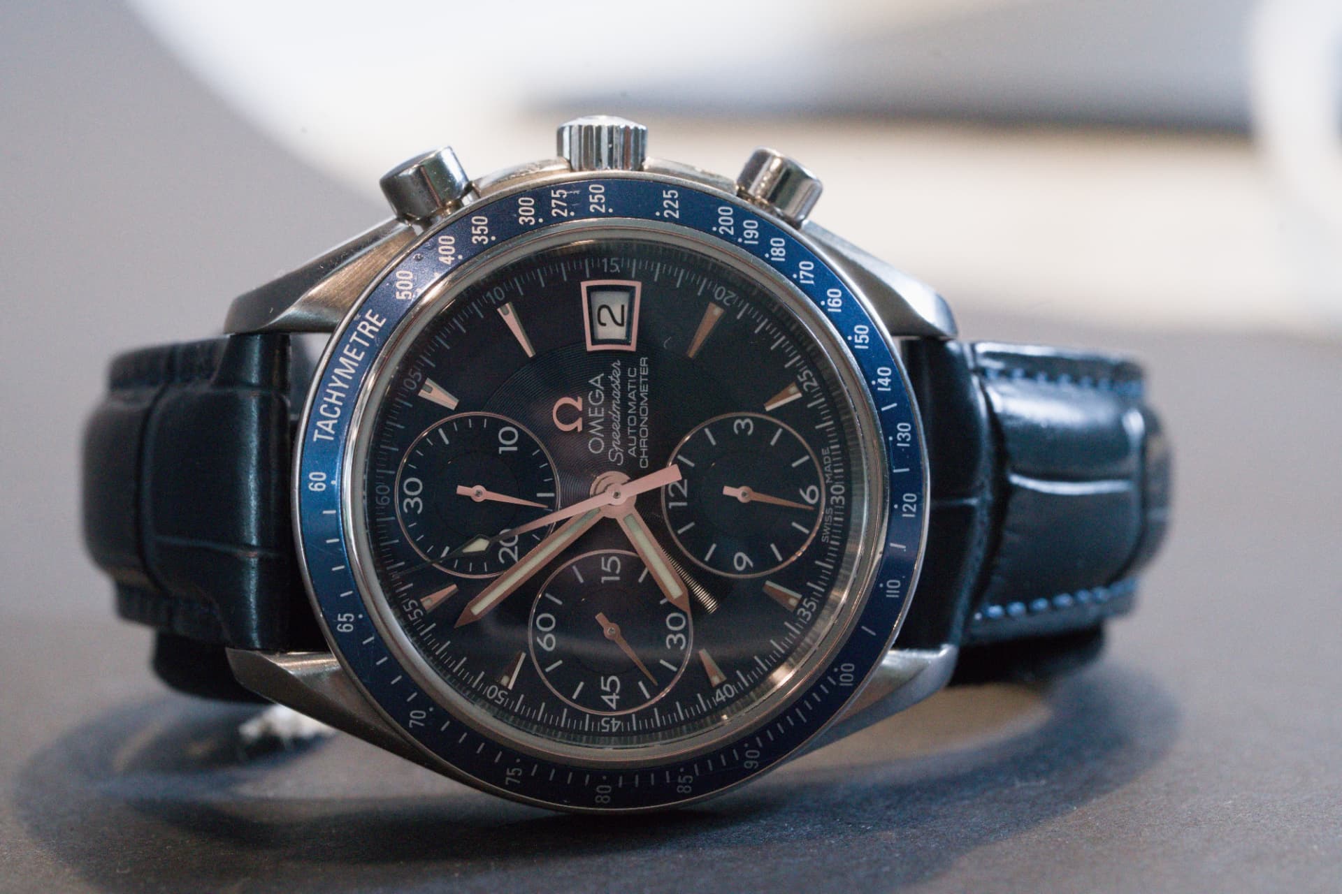 Omega Speedmaster Automatic, Blue Dial