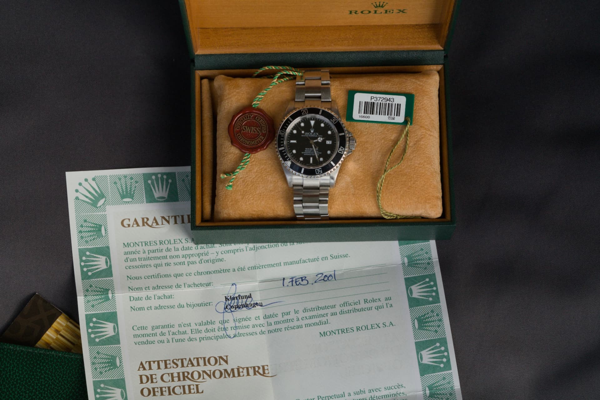 Rolex Sea-Dweller 16600, Full Set